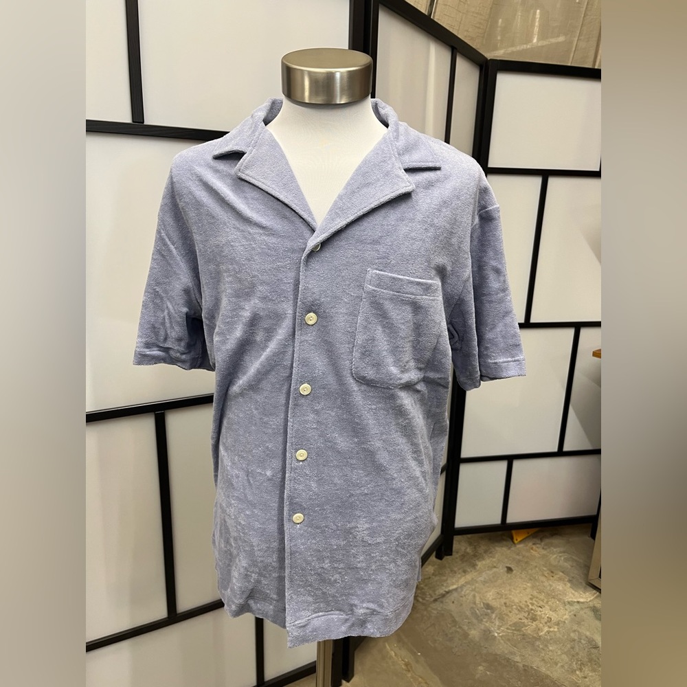 Terry cloth resort shirt